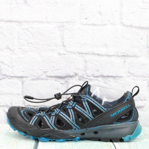 Merrell Other - Merrell Choprock Shandal Blue Leather Vibram Sole Hiking Sandals Size 8.5